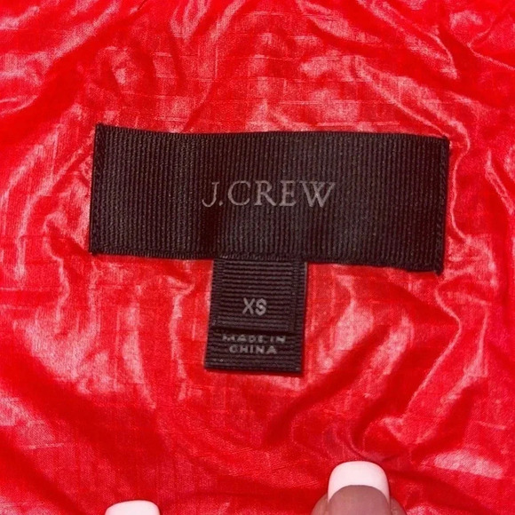 J Crew Orange Layering Vest XS  - Like New - J - Picture 7 of 7